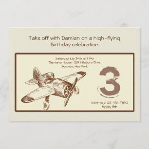 Vintage Flyer Invitation