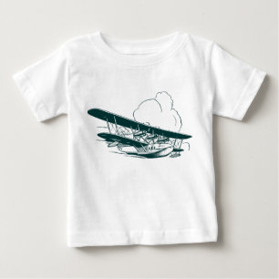 Vintage Flying Boat Baby T-Shirt