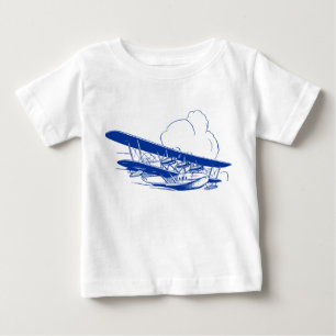 Vintage Flying Boat Baby T-Shirt