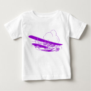 Vintage Flying Boat Baby T-Shirt