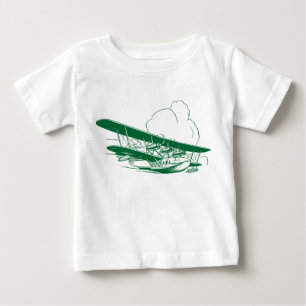 Vintage Flying Boat Baby T-Shirt