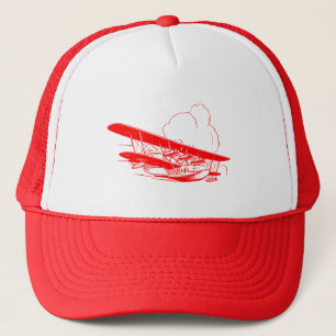 Vintage Flying Boat Trucker Hat
