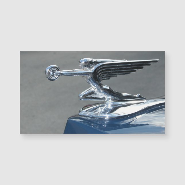 Vintage Flying Lady Hood Ornament (Front)