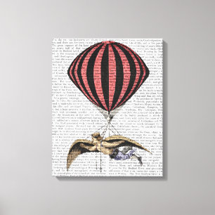 Vintage Flying Machine Canvas Print