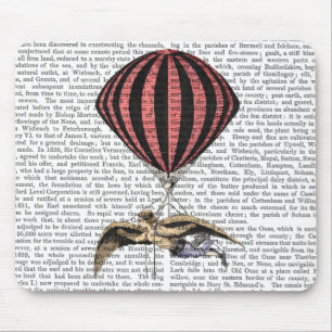 Vintage Flying Machine Mouse Mat