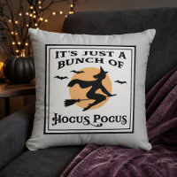 Vintage Flying Witch Moon Hocus Pocus