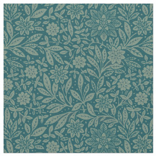 Vintage Foliage & Floral pattern Fabric