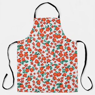Vintage folk floral background. Seamless vintage p Apron