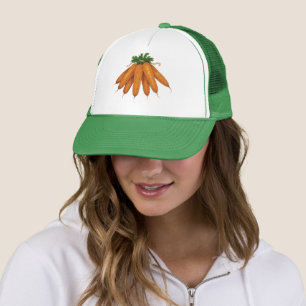 Vintage Food, Bunch of Organic Carrots Vegetables Trucker Hat