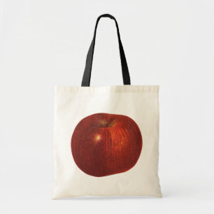 Vintage Food Fruit, Organic Red Delicious Apple Tote Bag