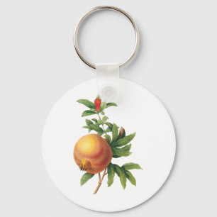 Vintage Food Fruit, Pomegranate by Redoute Key Ring