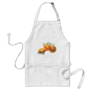 Vintage Food Fruit, Ripe Oranges Juicer Breakfast Standard Apron