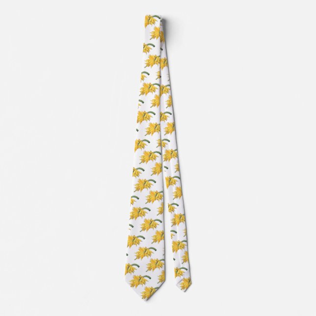 Vintage Food Fruit, Tropical Bananas by Redoute Tie (Front)