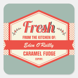 Vintage Food Gift Labels - Christmas