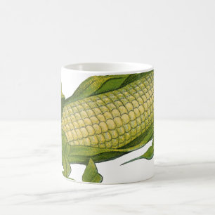 Vintage Food, Healthy Vegetables, Corn on the Cob Coffee Mug
