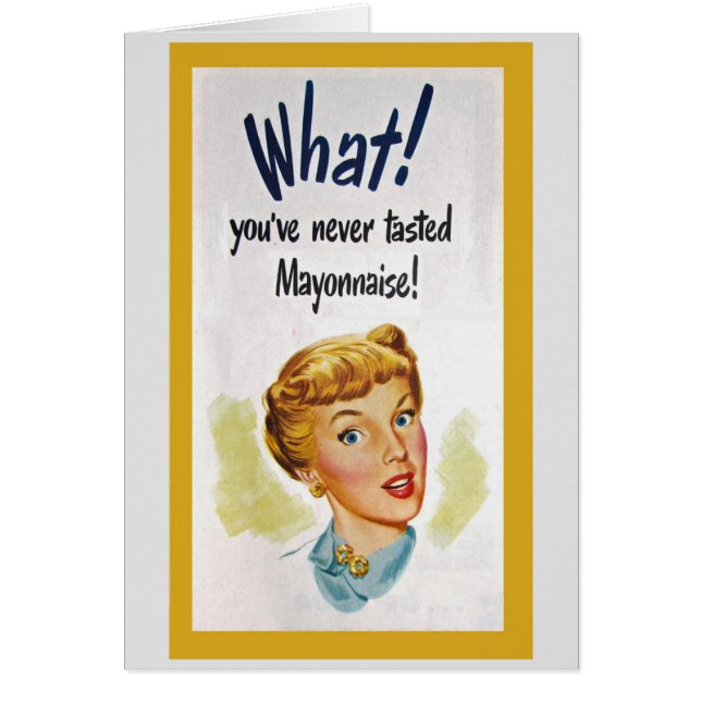 Vintage Food Humour (Front)