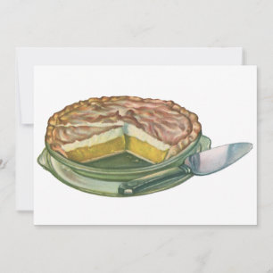 Vintage Food, Lemon Meringue Pie Dessert