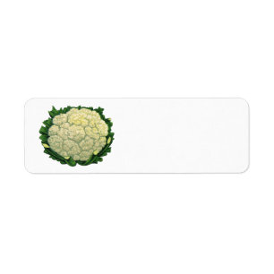 Vintage Food Vegetables Veggies Cauliflower