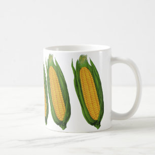 Vintage Food Vegetables; Yellow Corn on the Cob Coffee Mug
