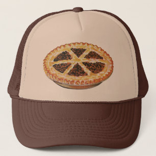 Vintage Foods Dessert, Fresh Baked Pecan Pie Trucker Hat