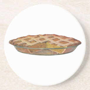 Vintage Foods, Dessert, Thanksgiving Pumpkin Pie Coaster