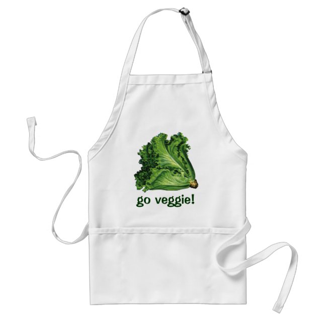 Vintage Foods, Green Leaf Lettuce Vegetables Standard Apron (Front)