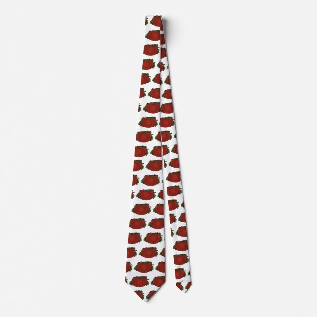 Vintage Foods, Ripe Tomato, Vegetables and Fruits Tie (Front)