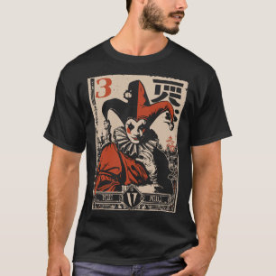 Vintage Fool Tarot Card Mystical Fortune Design T-Shirt