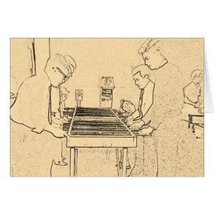 VINTAGE FOOSBALL FUZBOLL PHOTO ART TABLE FOOTBALL