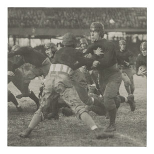 Black And White Football Canvas Prints Wall Art Zazzle Co Uk