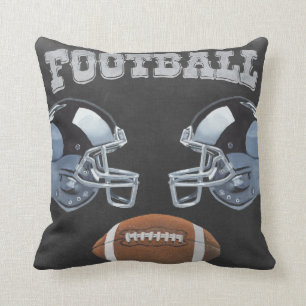 Vintage Football Chalkboard Design Cushion