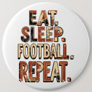 Vintage Football Fan Design Retro Soccer Graphic 6 Cm Round Badge