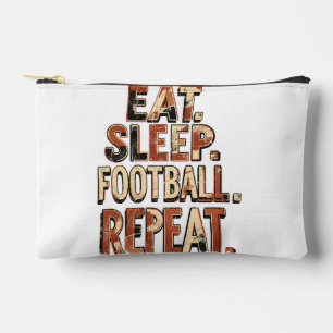 Vintage Football Fan Design   Retro Soccer Graphic Accessory Pouch