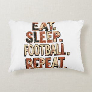 Vintage Football Fan Design Retro Soccer Graphic Decorative Cushion