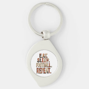 Vintage Football Fan Design Retro Soccer Graphic Key Ring