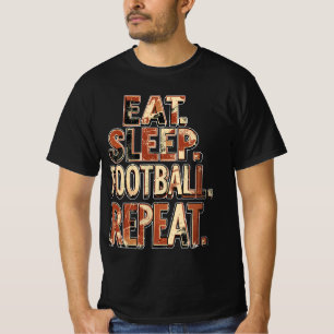 Vintage Football Fan Design Retro Soccer Graphic T-Shirt