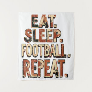 Vintage Football Fan Design Retro Soccer Graphic Tapestry