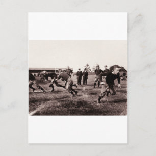 Vintage Football Game Postcard