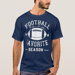 Vintage Football Is My Favourite Season Sports Lov T-Shirt