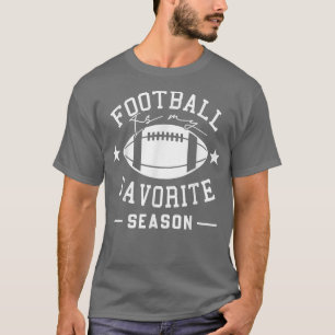 Vintage Football Is My Favourite Season Sports Lov T-Shirt
