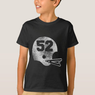 Vintage Football Jersey Number 52 Player Number T-Shirt