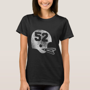Vintage Football Jersey Number 52 Player Number T-Shirt