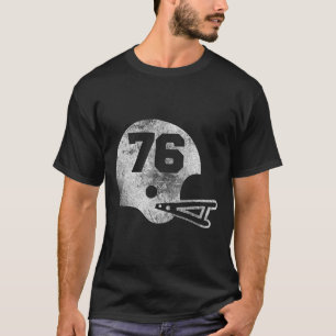 Vintage Football Jersey Number 76 Player Number  T-Shirt
