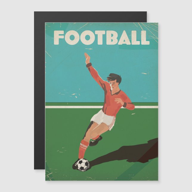Vintage Football Poster (Front/Back)