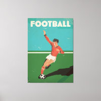 Vintage Football Poster