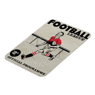 Vintage Football programme Magnet