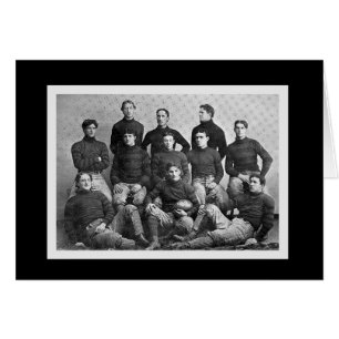 Vintage Football Team Card