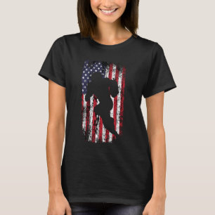 Vintage Football Usa Flag Football Men & Women T-Shirt