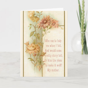 Vintage Foral Mother's Day Card