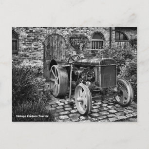 Vintage Fordson Tractor Postcard